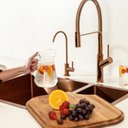 Ver imagem 2 de Cuba Dupla de Cozinha Inox Retangular 73x50 Cm Kai Bela Metais