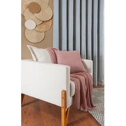 Cortina Gaze De Linho Forro Blackout 5,00x2,80 Sala E Quarto Cinza - 4 Cortina Gaze De Linho Forro Blackout 5,00x2,80 Sala E Quarto Cinza - 4