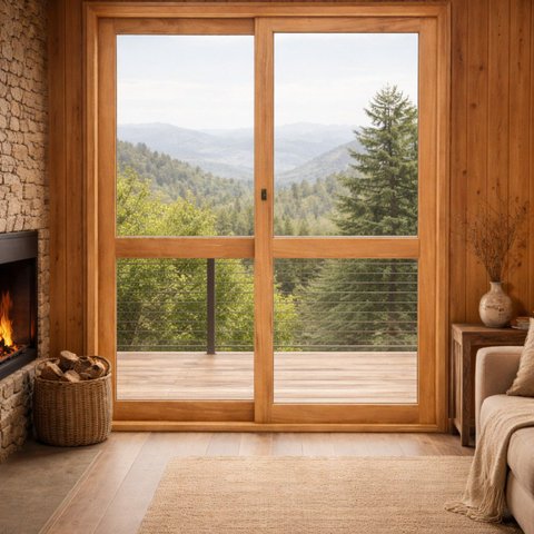 Porta Janela Madecen Eucalipto Premium de Correr 200x213
