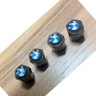 Válvula Pneu Bmw Series Tampa Roda Kit 4x peças Peneu WEI TUS Alloy - 2