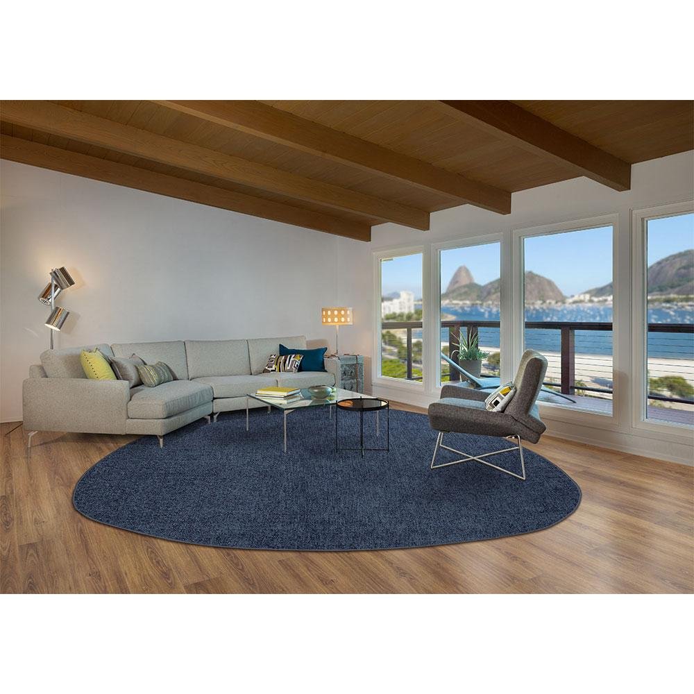 Tapete P/ Sala Elegant Org. Lente Navy 1,45x1,95 São Carlos - 4