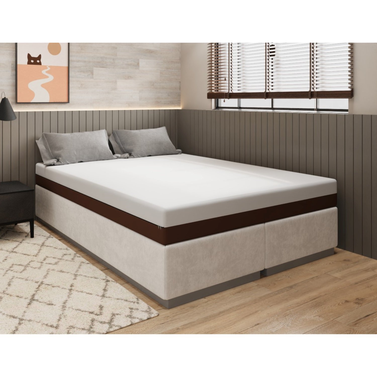 Colchão King Yescasa Super Espuma D33 Anti Chama Onix 203x193x25cm - 4