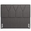 Ver imagem 6 de Cabeceira Cama Box Solteiro 100cm Aura Linho W01 Cinza Escuro - Mpozenato