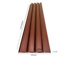 Ver imagem 4 de Painel Decorativo Ripado de Pvc Placa 270cmx15cm Bariri - Tk