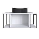 Ver imagem 5 de Gabinete Suspenso para Banheiro 80cm P1019 Branco com Cuba Berlin Preto
