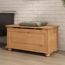 Ver imagem 6 de Baú Assento Organizador Madeira Maciça Bristol Idimex