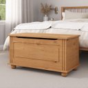 Ver imagem 2 de Baú Assento Organizador Madeira Maciça Bristol Idimex