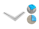 Ver imagem 2 de Ralos Grelha de Canto para Borda Piscina 50x12 cm em Aço Inox