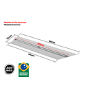 Ver imagem 3 de Ralos Grelha de Canto para Borda Piscina 50x12 cm em Aço Inox