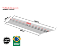 Ver imagem 3 de Ralos Grelha de Canto para Borda Piscina 50x12 cm em Aço Inox