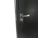 Ver imagem 7 de Porta Lambril de Alumínio 210 x 90cm com Maçaneta Premium Linha 30 Abertura Esquerda Preto Esquadria