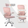 Cadeira de Escritório Diretor Oficial Vegas com Apoio - Rosa Branco + E-book - 8