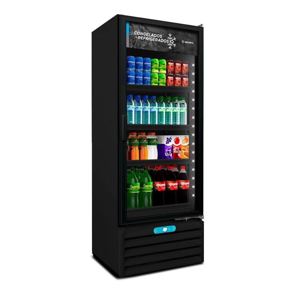 Refrigerador e Conservador Vertical Metalfrio All Black Dupla Ação 509 Litros VF55AH 220V - 6