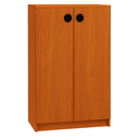 Ver imagem 3 de Armário Organizador Livreiro Multiuso Funcional com 2 Portas e 3 Prateleiras - Moon -