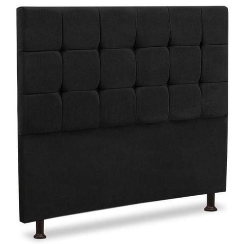 Cabeceira Luxo Sleep Malu Casal 140 cm Preto - M&F Decor