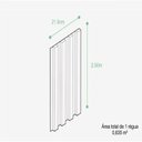 Ver imagem 3 de Painel Ripado Externo em Placa 21,9CMX290CM (0,64m²) WPC Teak B Casa Grassi