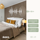 Ver imagem 4 de Kit 4 Painel Ikara de Madeira Ripado e Acústico - 270x32cm