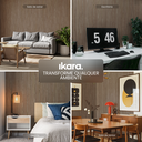 Ver imagem 6 de Kit 4 Painel Ikara de Madeira Ripado e Acústico - 270x32cm