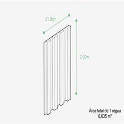 Painel Ripado Externo em Wpc 21,9cmx2,90m (0,64m²) Casa Grassi - 4