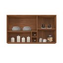 Ver imagem 3 de Armário de Cozinha Aéreo 02 Portas 120cm Firenze Amêndola Nude Prime Tx Demóbile