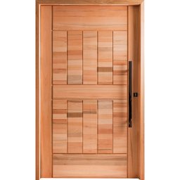 Porta Pivotante Maciça 214x109cm Eucalipto Pm96 Cruzeiro Portas - 3