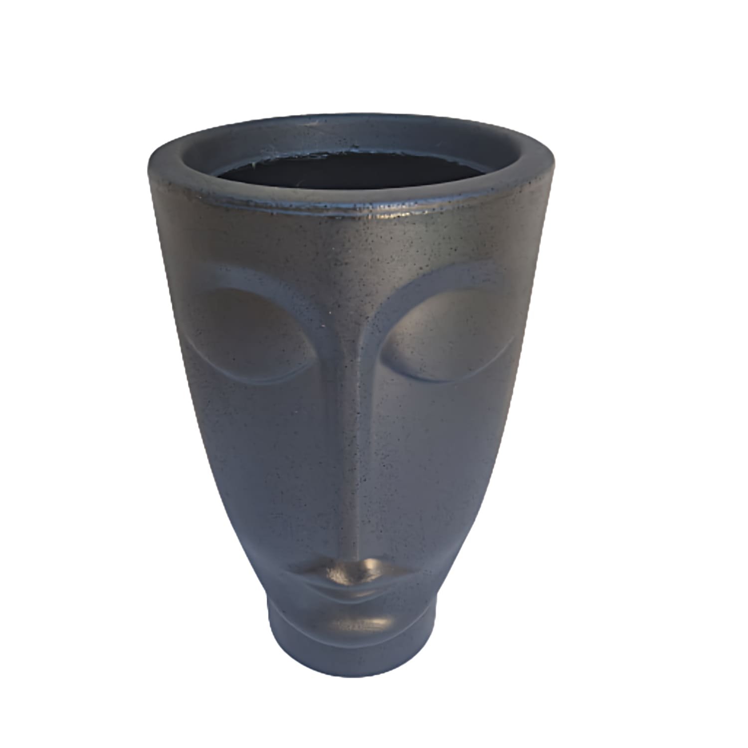 Vaso Decorativo para Flores Face Homem Nutriplan Preto - 5