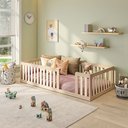 Ver imagem 1 de Cama Montessoriana Solteiro com Grade Giulia Casatema MadeiraOriginals