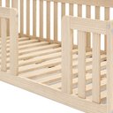 Ver imagem 5 de Cama Montessoriana Solteiro com Grade Giulia Casatema MadeiraOriginals Marrom/Bege