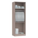 Ver imagem 7 de Guarda Roupa Casal Modulado 9 Peças Requinte