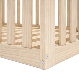 Cama Montessoriana Solteiro com Grade e Telhado Giulia Casatema MadeiraOriginals - 5