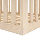 Ver imagem 5 de Cama Montessoriana Solteiro com Grade e Telhado Giulia Casatema MadeiraOriginals Marrom/Bege