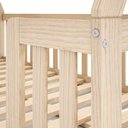 Ver imagem 7 de Cama Montessoriana Solteiro com Grade e Telhado Giulia Casatema MadeiraOriginals Marrom/Bege