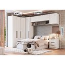 Ver imagem 2 de Guarda Roupa Casal Modulado 9 Peças Requinte