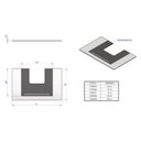 Ver imagem 2 de Vidro Reto para Coifa de Parede 80 cm
