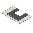 Ver imagem 1 de Vidro Reto para Coifa de Parede 80 cm