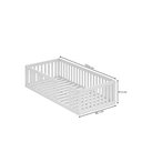 Ver imagem 3 de Cama Montessoriana Solteiro Com Grade Giulia Casatema MadeiraOriginals