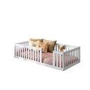 Ver imagem 1 de Cama Montessoriana Solteiro Com Grade Giulia Casatema MadeiraOriginals