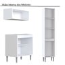 Armários para Lavanderia Completa 7 Módulos Athena Branco - 4