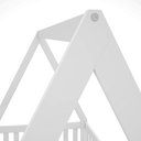 Ver imagem 6 de Cama Montessoriana Solteiro com Grade e Telhado Giulia Casatema MadeiraOriginals Branco