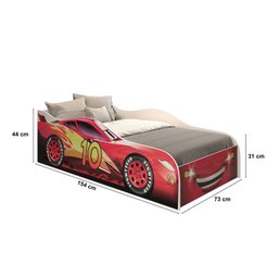 Mini Cama Carro Infantil Logan Yescasa - 3