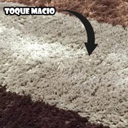 Tapete Forração Forro Apolo Pelo Macio Ambiente Venda por M² Capucino Listrado - 4