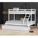 Ver imagem 1 de Treliche Casal/solteiro Eco Madeira Maciça Branco Mobilistore