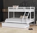 Ver imagem 1 de Treliche Casal/solteiro Eco Madeira Maciça Branco Mobilistore