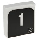 Ver imagem 1 de Porta Guardanapos Acrílico para Restaurante Numerados 1 Ao 12 Preto de Mesa
