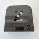 Ver mais imagens de Porta Guardanapos Acrílico para Restaurante Numerados 1 Ao 12 Preto de Mesa