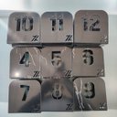Ver imagem 7 de Porta Guardanapos Acrílico para Restaurante Numerados 1 Ao 12 Preto de Mesa