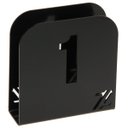 Ver imagem 3 de Porta Guardanapos Acrílico para Restaurante Numerados 1 Ao 12 Preto de Mesa