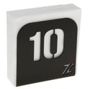 Ver imagem 4 de Porta Guardanapos Acrílico para Restaurante Numerados 1 Ao 12 Preto de Mesa