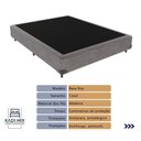 Ver imagem 2 de Cama Box Casal 138x188 Cinza