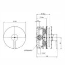 Ver imagem 2 de Acabamento Monocomando Ducha Box Naia Cromado Roca